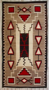 Crystal Storm Pattern Navajo Weaving