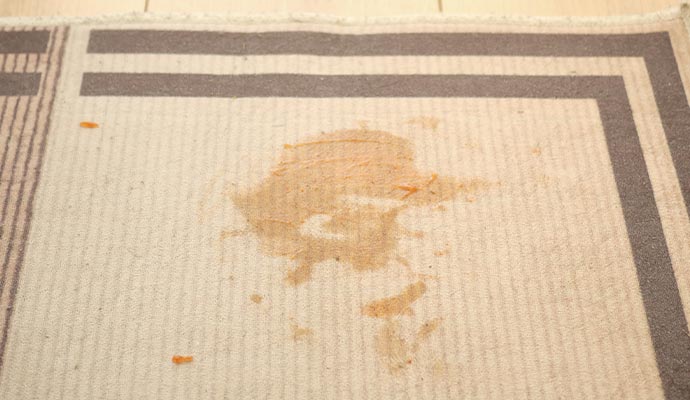 Stain on rug