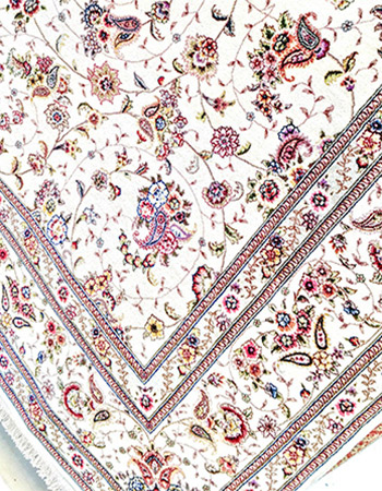 White Oriental Rug