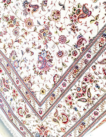 White Oriental Rug