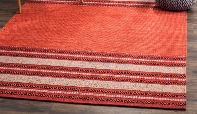 Clean cotton rug