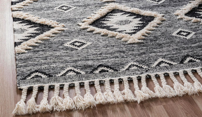 Clean cotton rug