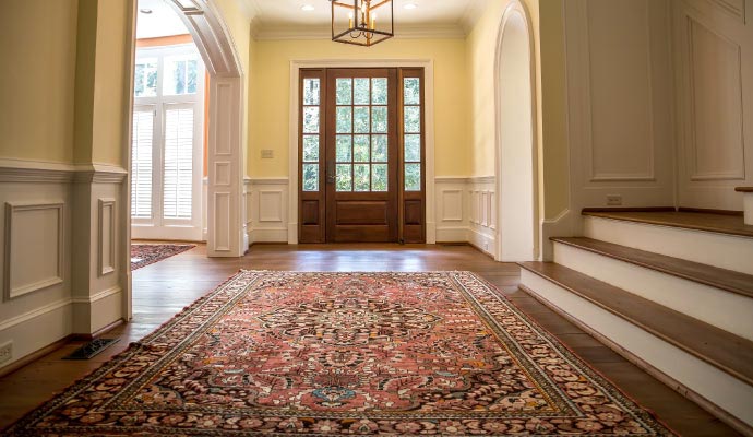 Entryway oriental rug
