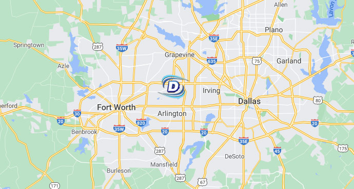 Dalworth Rug Cleaning Service Area Map