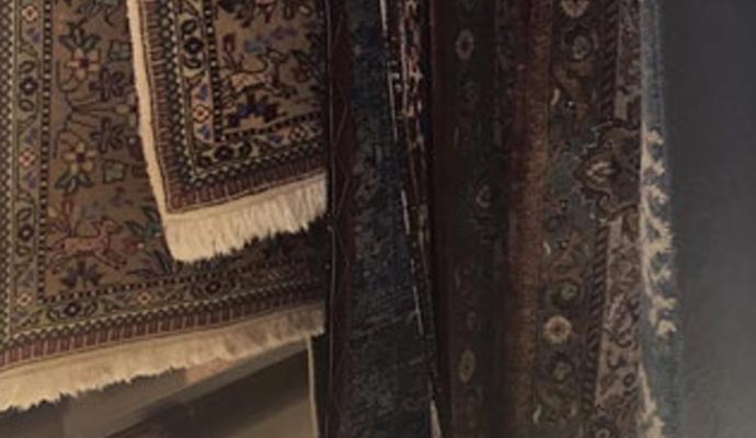 a burned rug