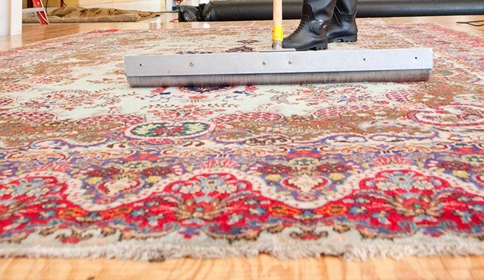 Area rug cleaning service