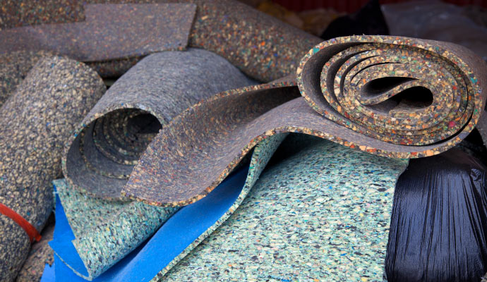 Rubber rug pad
