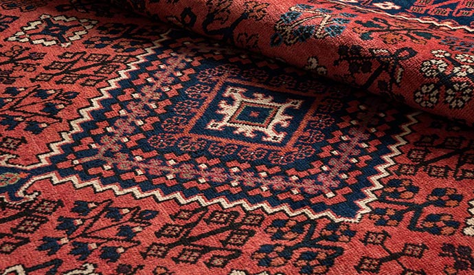 Revived faded rug colors with dye