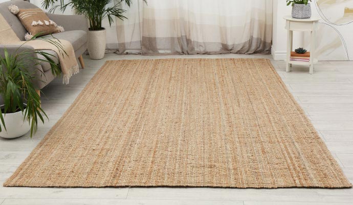 Natural jute rug