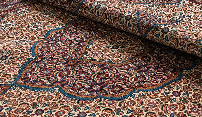 Traditional oriental carpet texture