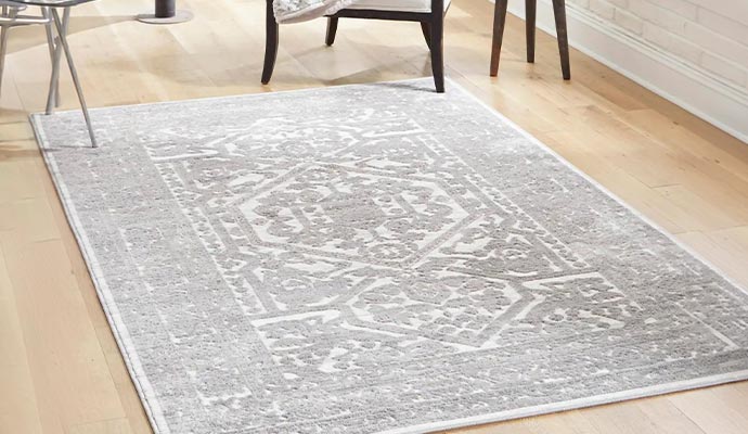 Modern beautiful patterned clean rug