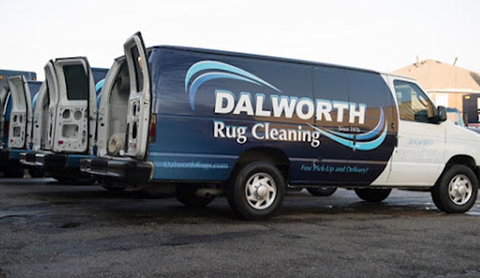 Dalworth Rug Cleaning service vehicles
