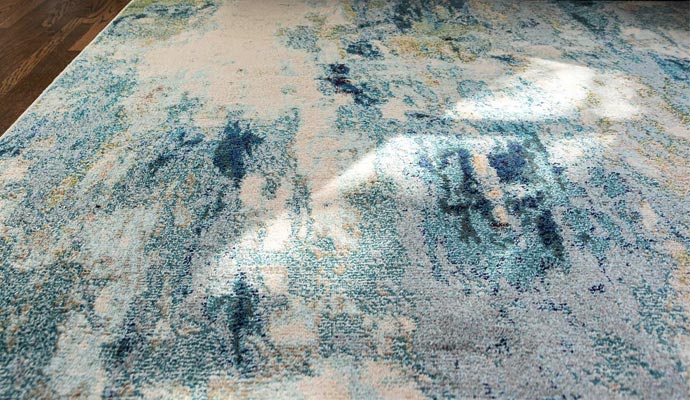 Sunlight damaged rug