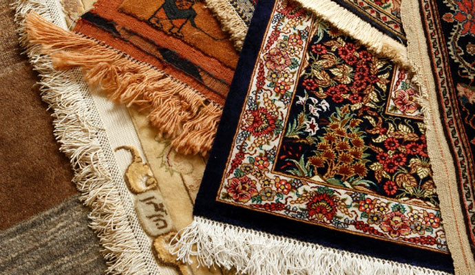 Colorful Silk rugs