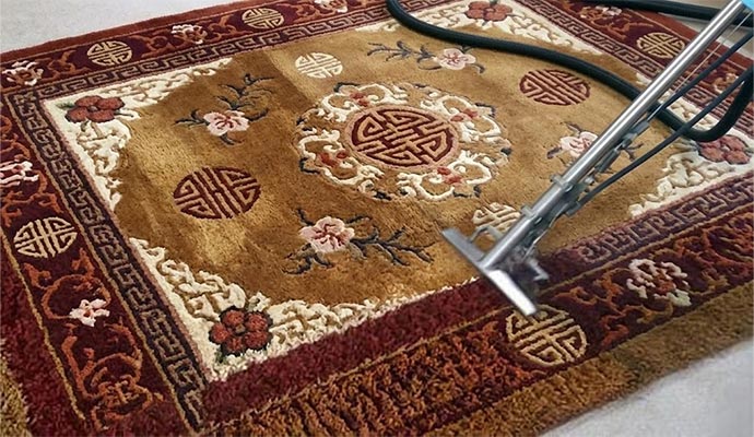 Professional steam cleaning service chinese rug